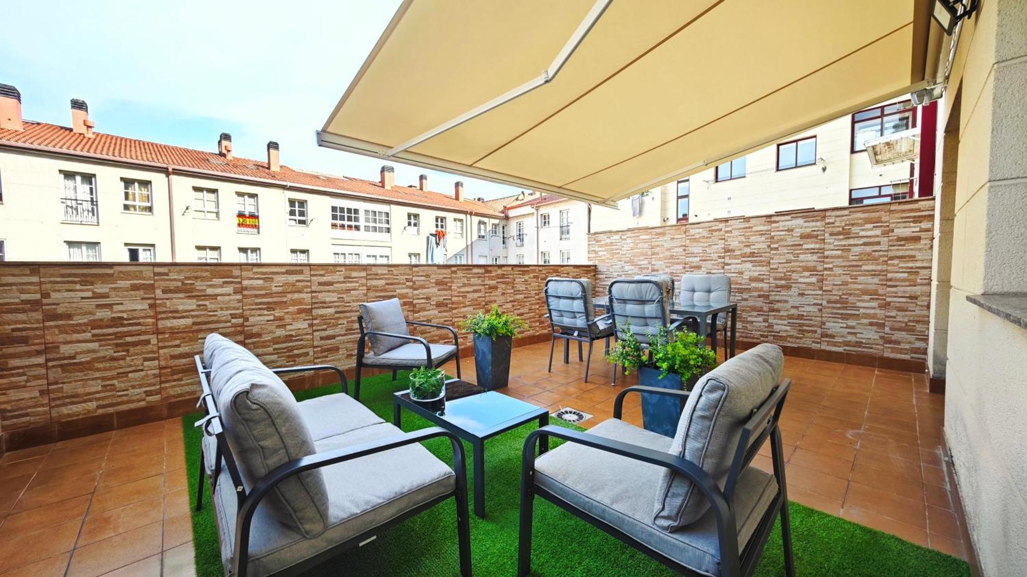 شقة Piso Centrico Santiago De Compostela Con Amplia Terraza المظهر الخارجي الصورة