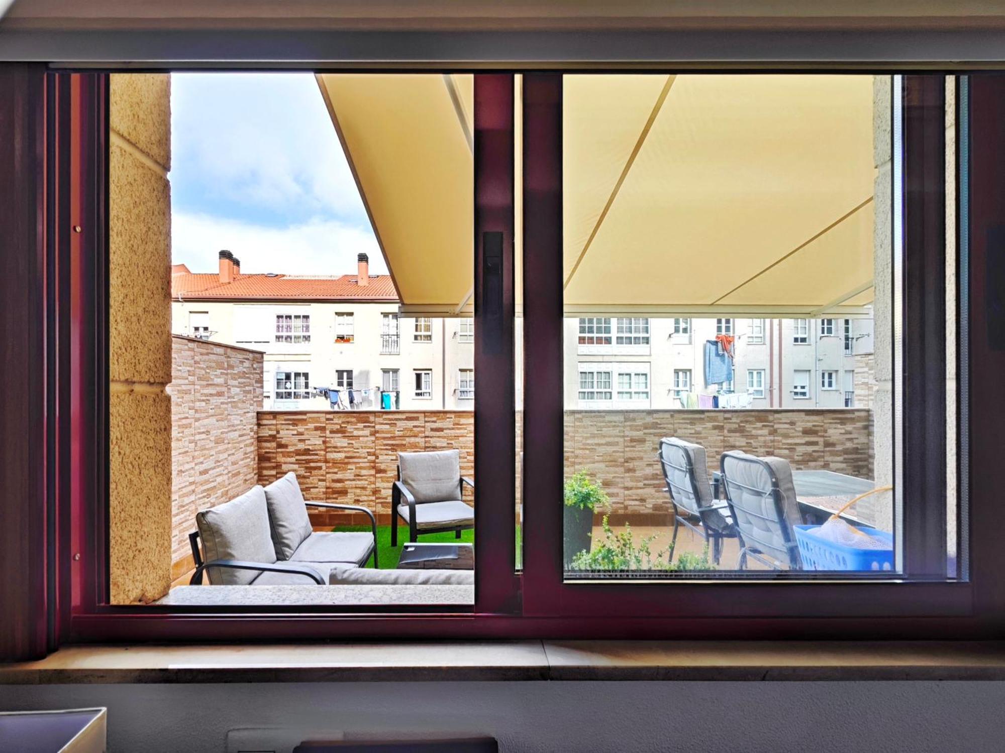 شقة Piso Centrico Santiago De Compostela Con Amplia Terraza المظهر الخارجي الصورة